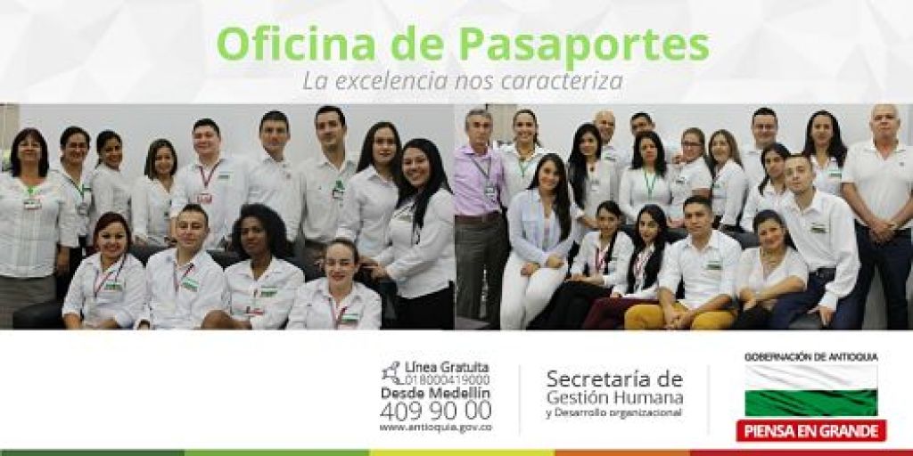 La Oficina de Pasaportes de Antioquia se caracteriza por su excelencia