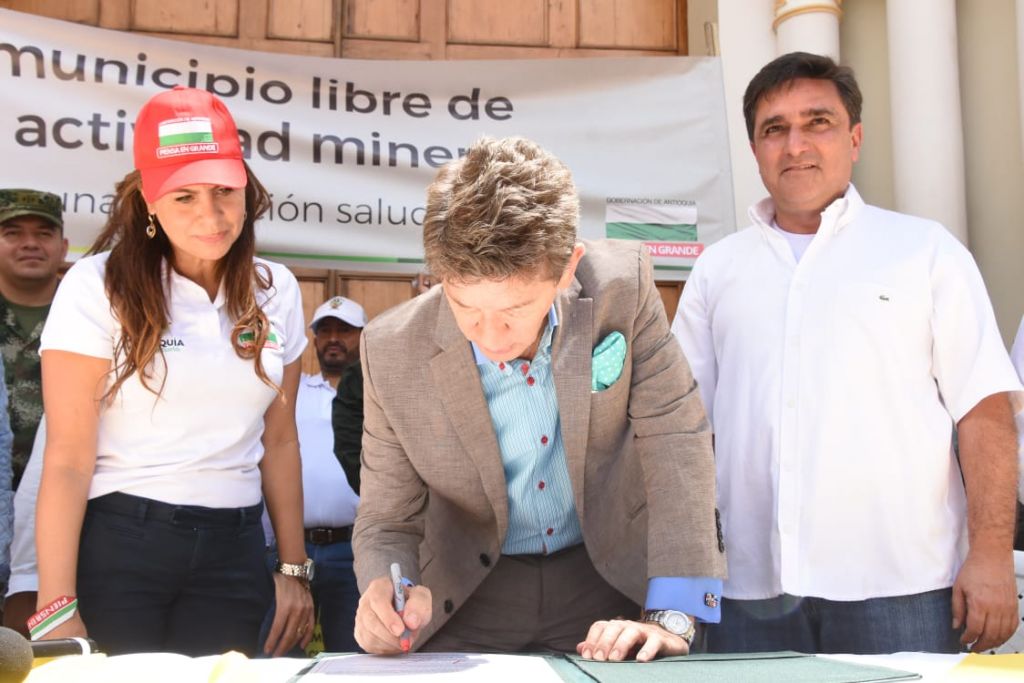 Andes se perfila como el primer municipio libre de mercurio de Antioquia