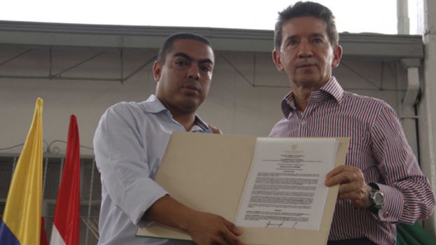 Gobernador condecoró al municipio de San Jerónimo con el escudo de Antioquia Categoría Oro