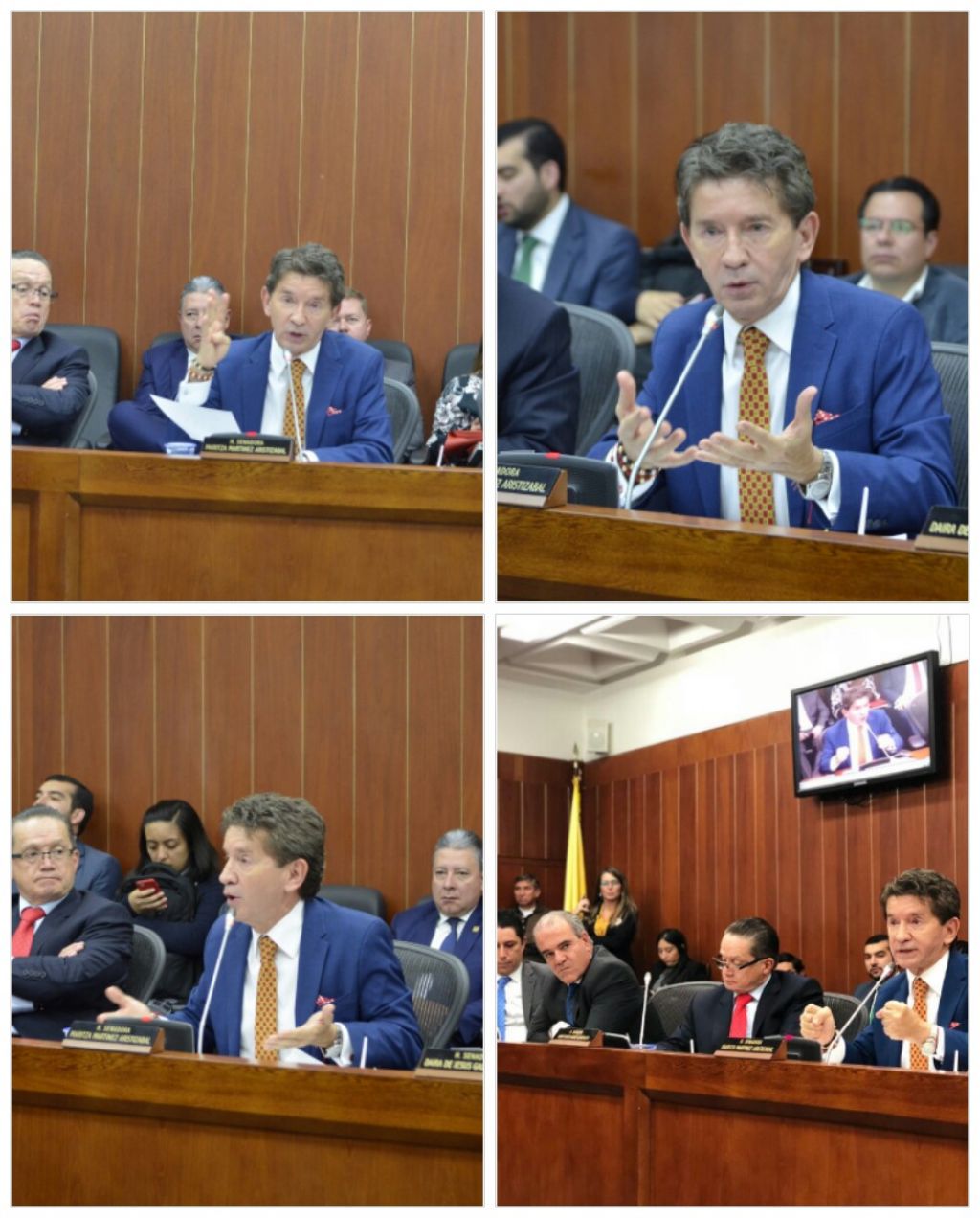 Gobernador Luis Pérez, presentó situación de Hidroituango ante la Comisión Quinta del Senado