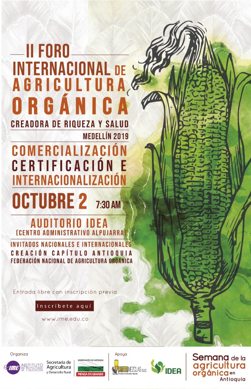 Antioquia, sede del Segundo Foro Internacional de Agricultura Orgánica