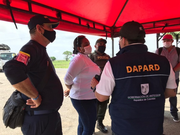 Dapard atiende distintos frentes de trabajo para mitigar el riesgo en el Urabá antioqueño