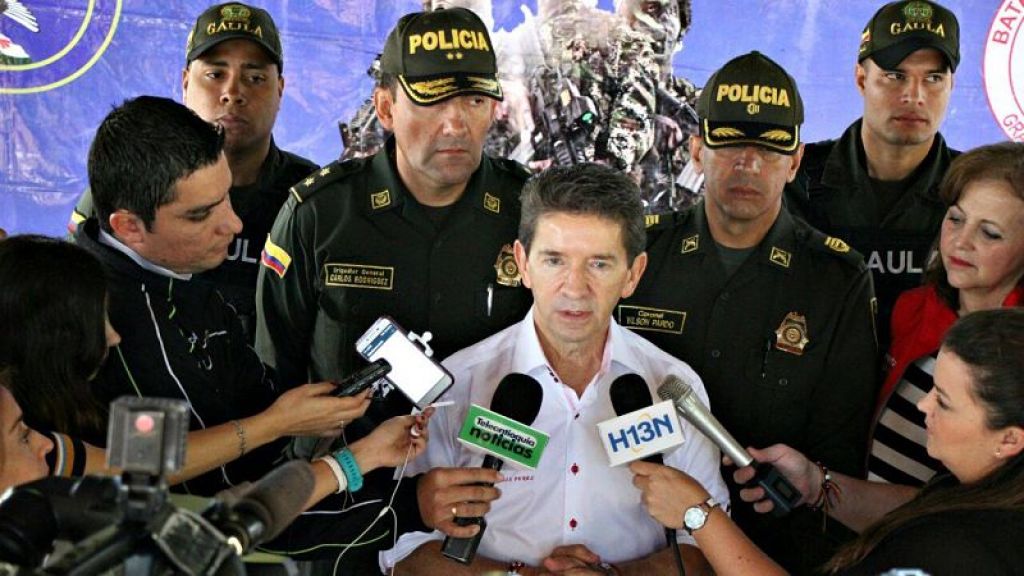 El Gobernador rechazó acto criminal que afectó a dos Policías de Medellín