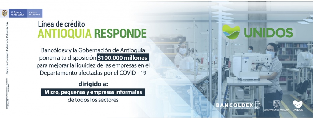 La Gobernación de Antioquia y Bancóldex lanzan nueva línea de crédito por $100 mil millones para microempresarios antioqueños