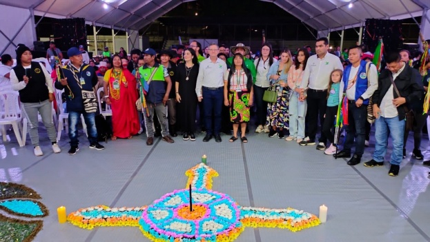 Más de 1.500 indígenas llegaron a Ditaires en Itagüí para las Jornadas de Acuerdos del Pensamiento y Corazón bueno con la Gobernación de Antioquia