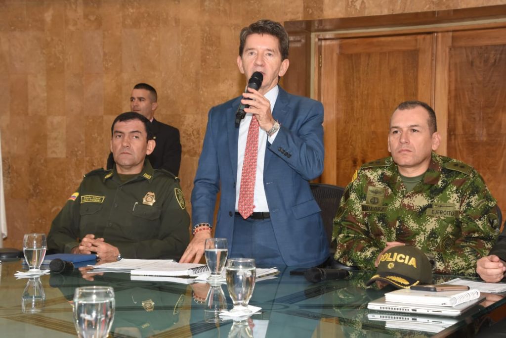 Temas abordados por el gobernador de Antioquia este martes al final del Consejo de Seguridad