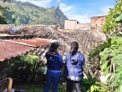 Primera vivienda colapsada por inestabilidad en ladera en Ancón II de Copacabana, el hecho no deja lesionados