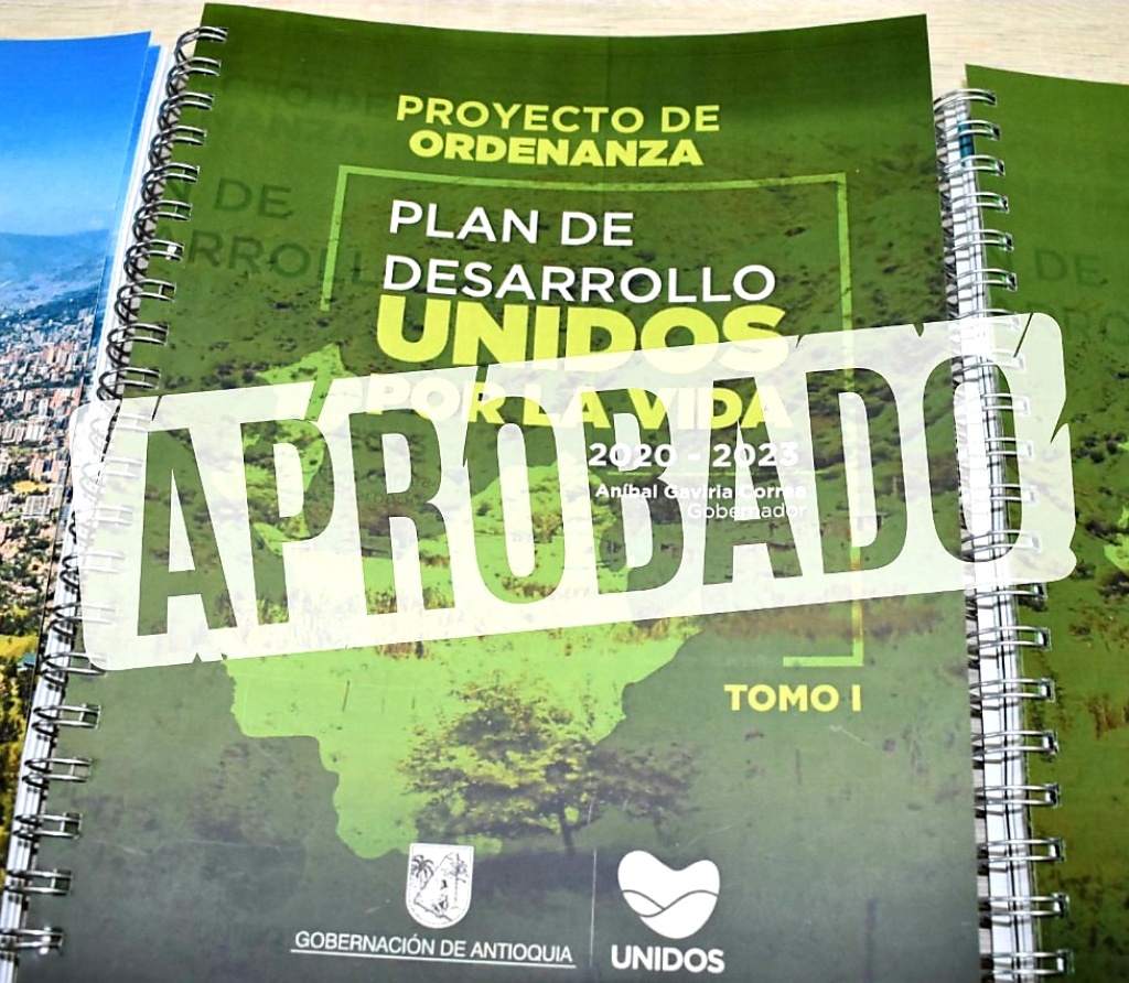 La Asamblea de Antioquia aprobó en último debate el Plan de Desarrollo UNIDOS por la Vida 2020-2023