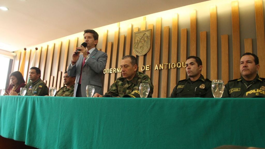 Marzo 13 -Intervención del Gobernador Luis Pérez Gutiérrez  Consejo de seguridad