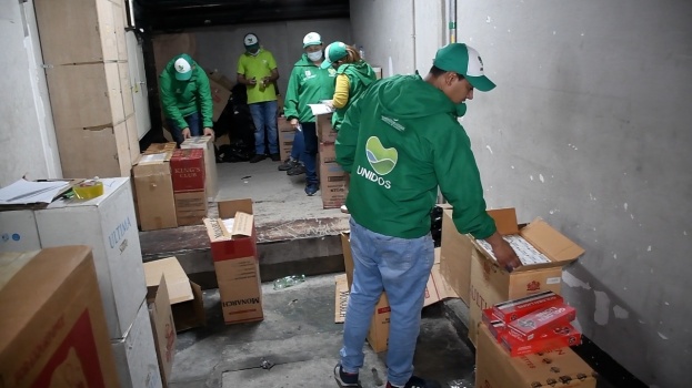 Aprehensión de cigarrillos de contrabando por más de 90 millones de pesos en zona céntrica de la ciudad de Medellín