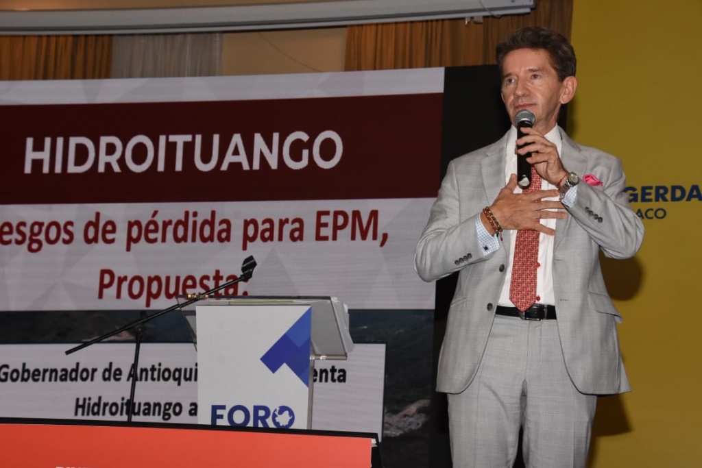 Gobernación de Antioquia ofrece a EPM soluciones financieras, jurídicas y empresariales, a la crisis del proyecto Hidroeléctrico Ituango
