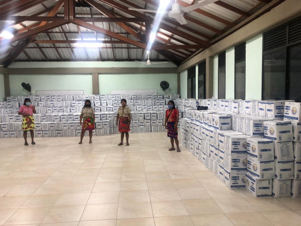 Avanza la entrega de los kits alimentarios del Gobierno Nacional destinados a la población indígena de Antioquia
