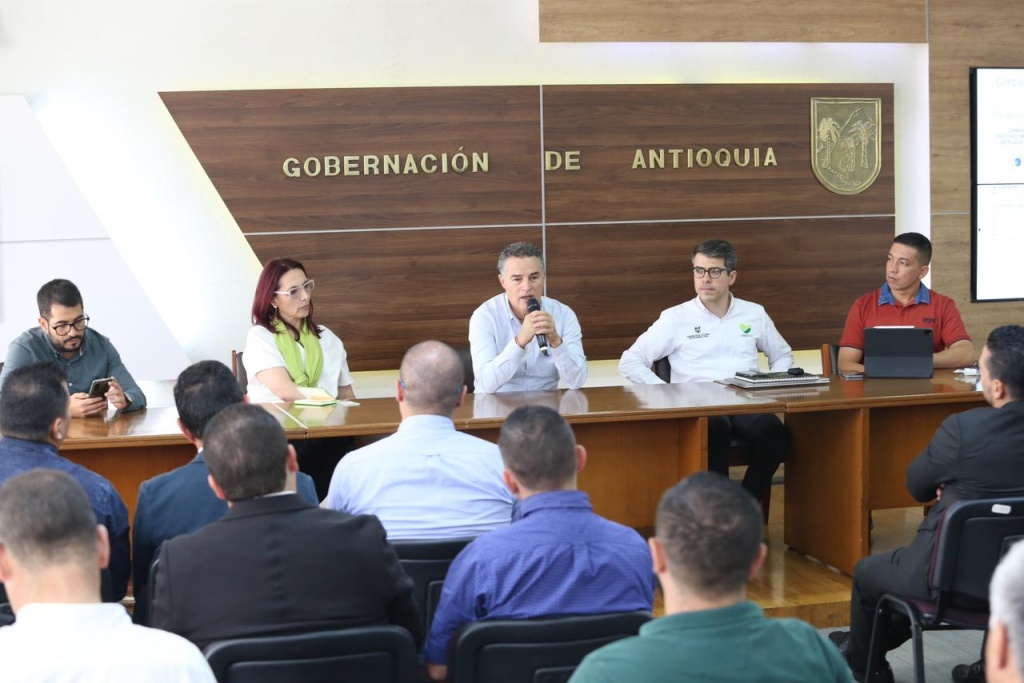 Gobernador Aníbal Gaviria Correa presentó la Fase 1 del proyecto de tecnología para reforzar la seguridad en Antioquia