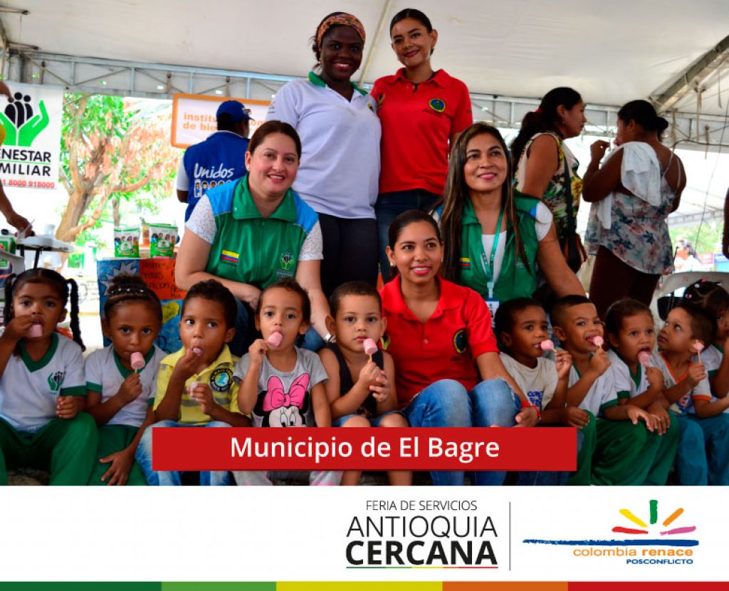 El Bagre vivió la primera Feria de Servicios Antioquia Cercana y Colombia Renace