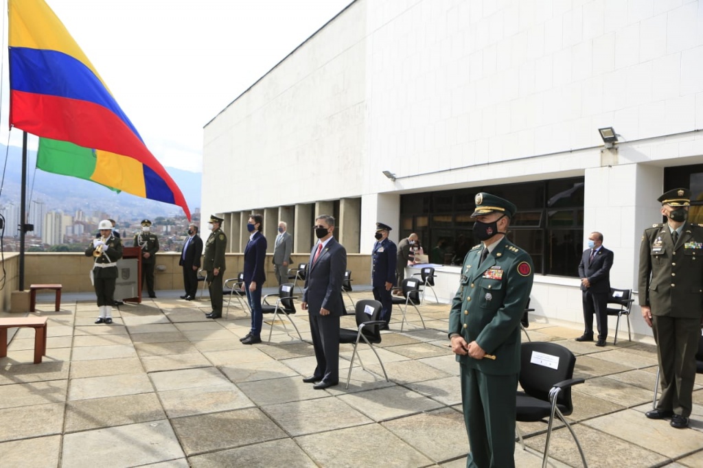 Antioquia conmemora los 210 años de libertad de la Nación en medio del confinamiento preventivo