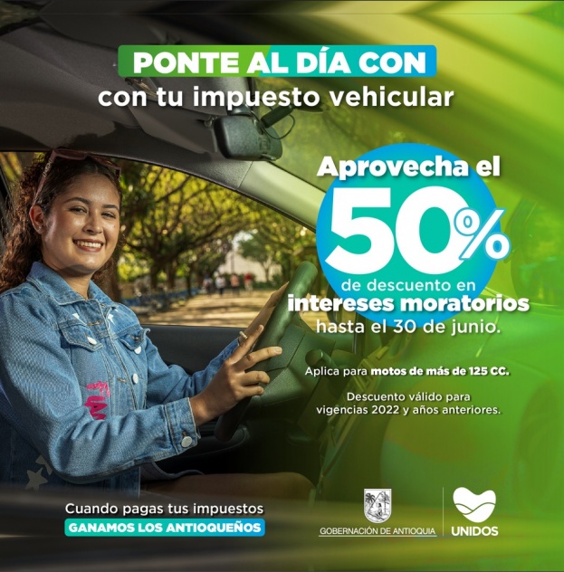 Con un descuento del 50%, las personas podrán ponerse al día con su impuesto vehicular