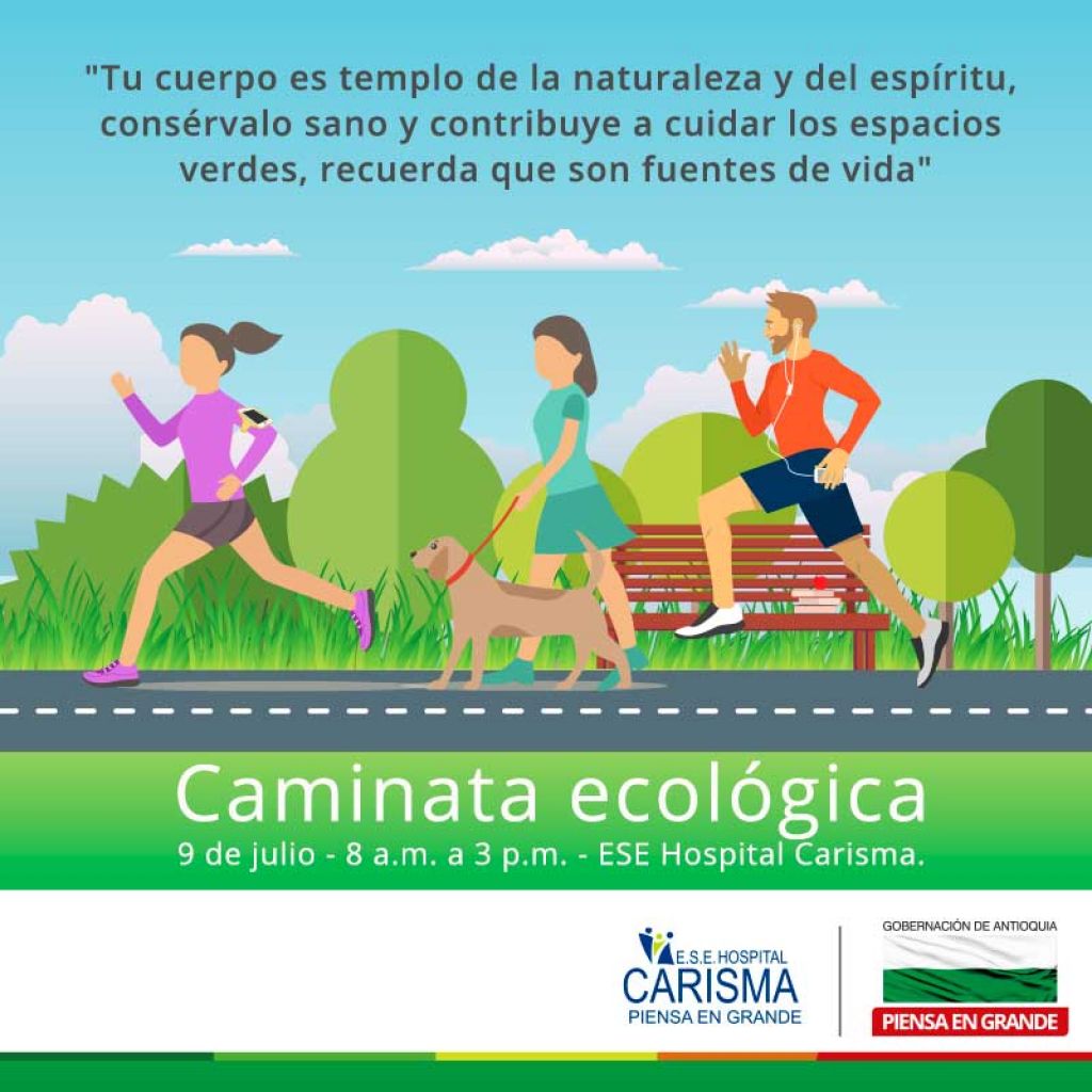 La ESE Hospital Carisma en articulación con la Secretaría de Medio Ambiente realizarán una jornada ecológica para promover estilos de vida saludables