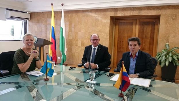 Suecia expresa su interés por colaborar con Antioquia