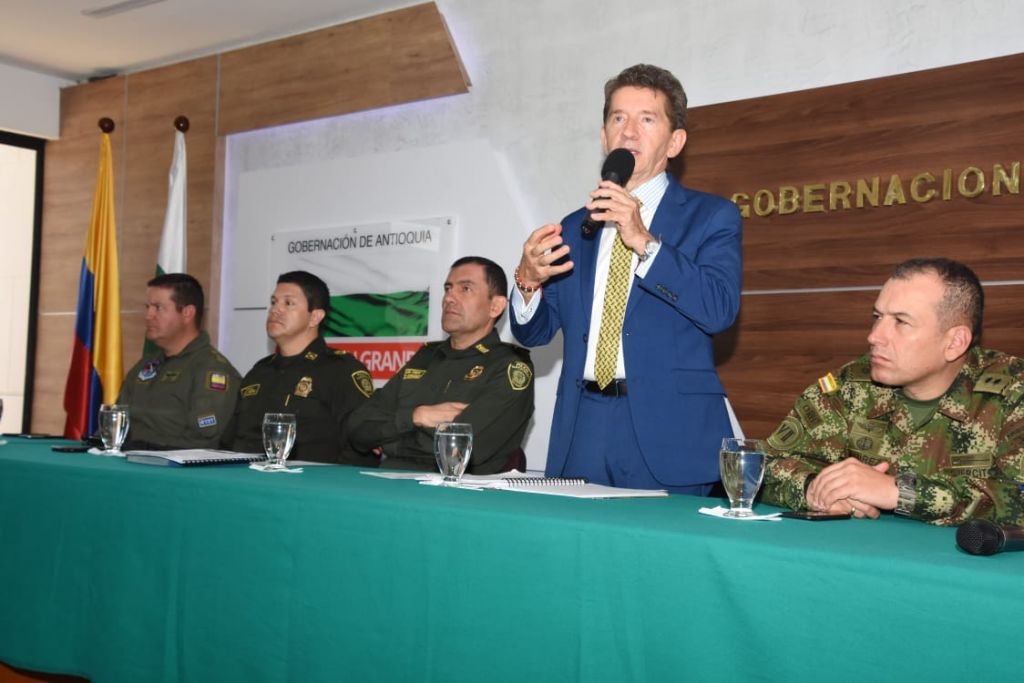 Intervención del gobernador Luis Pérez Gutiérrez en Consejo de seguridad