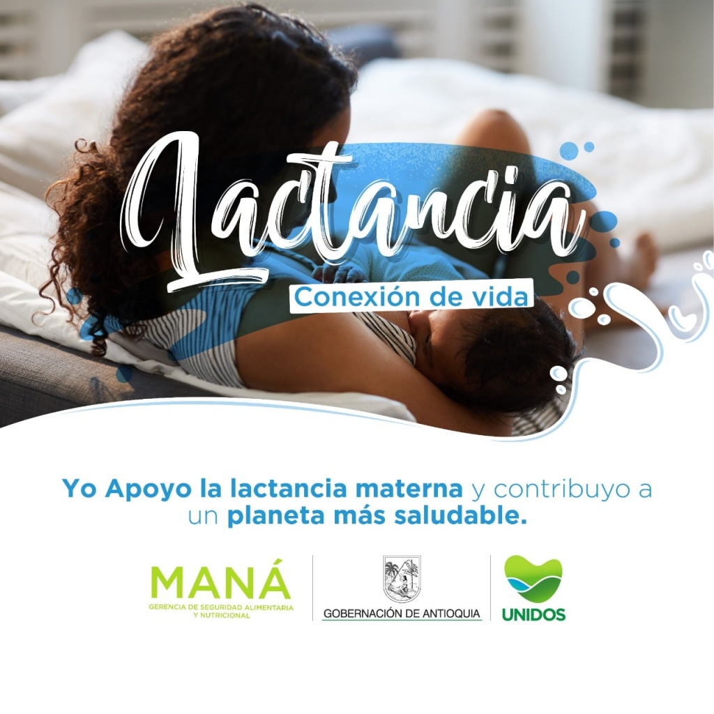En tiempos de COVID19 la lactancia materna es un acto seguro y recomendado, Secretaría de Salud de Antioquia