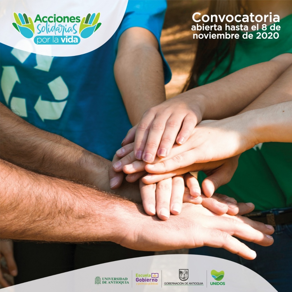 Acciones Solidarias por la Vida, el concurso que busca mitigar efectos de COVID-19 en las comunidades