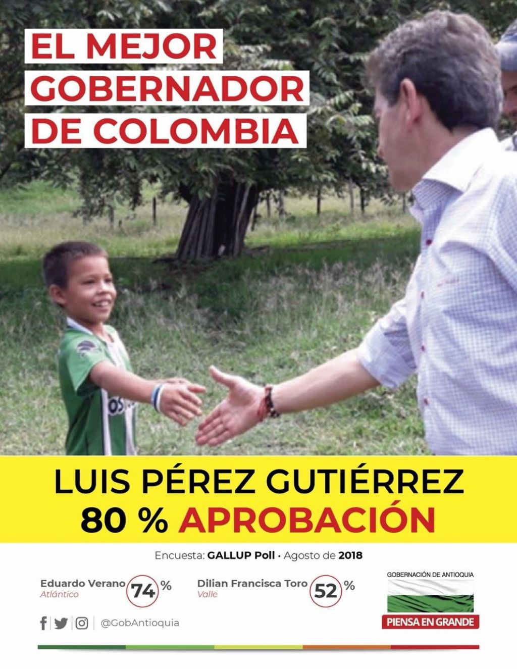 El mejor Gobernador de Colombia, Luis Pérez Gutiérrez