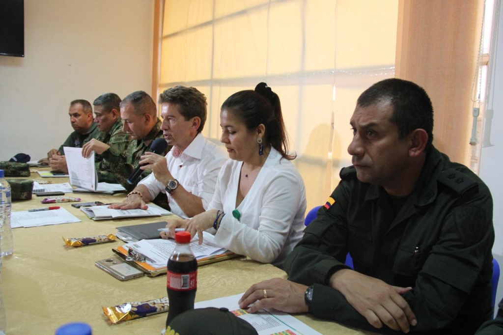 Cáceres cierra los Consejos descentralizados de seguridad en el Bajo Cauca