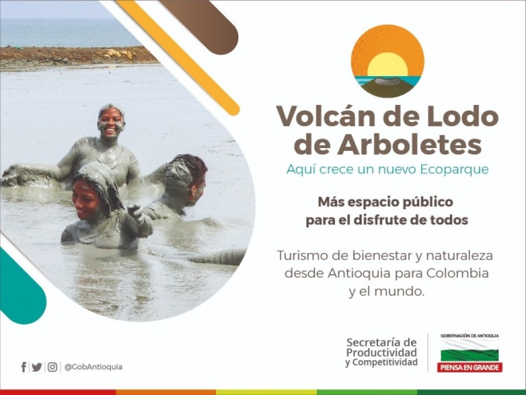 La Gobernación de Antioquia compra los terrenos aledaños y salva el Volcán de Lodo de Arboletes