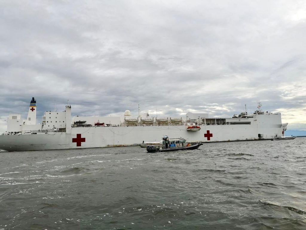 Visita del buque hospital USNS Comfort a Urabá