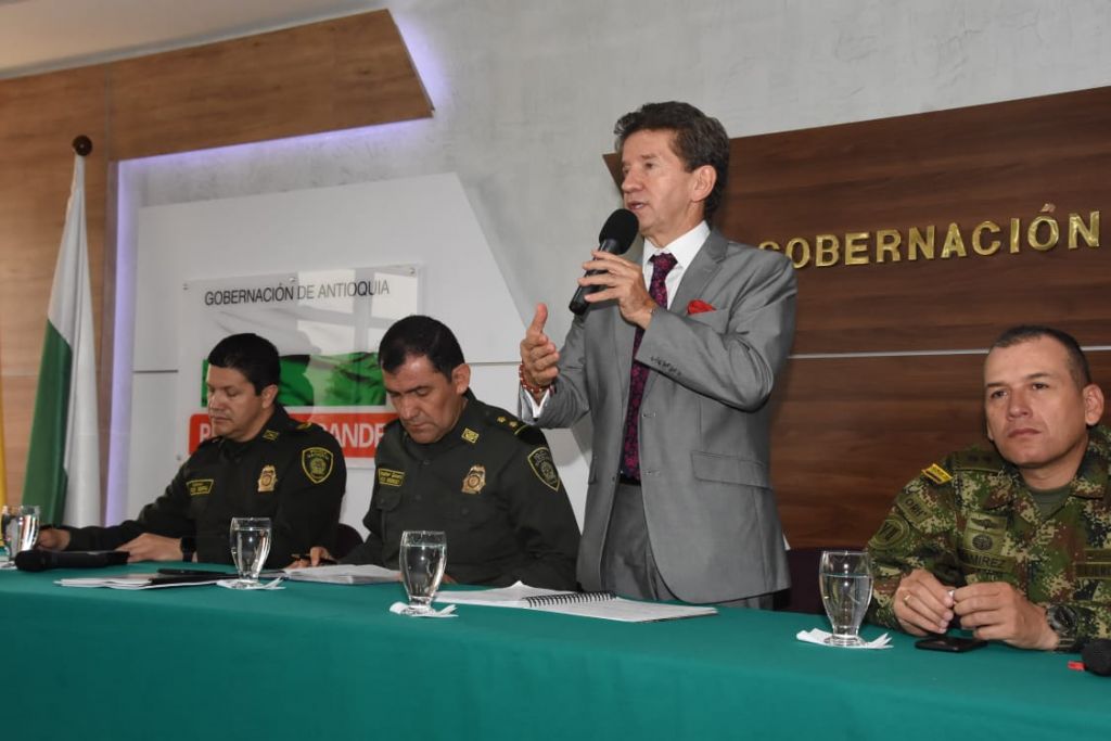 Intervención del gobernador  Luis Pérez Gutiérrez en Consejo de Seguridad