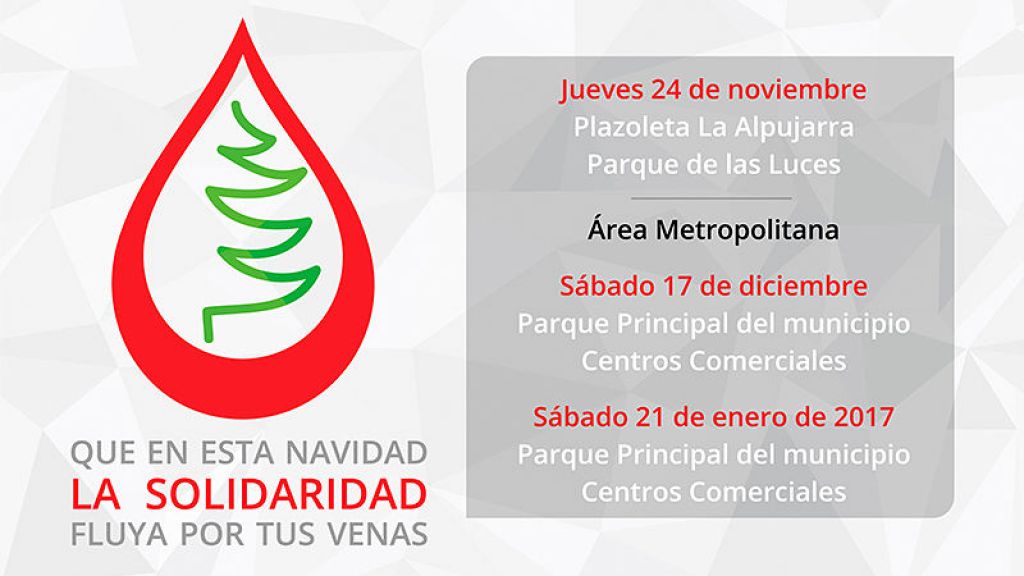 Este jueves inician las jornadas de donación de sangre en Antioquia