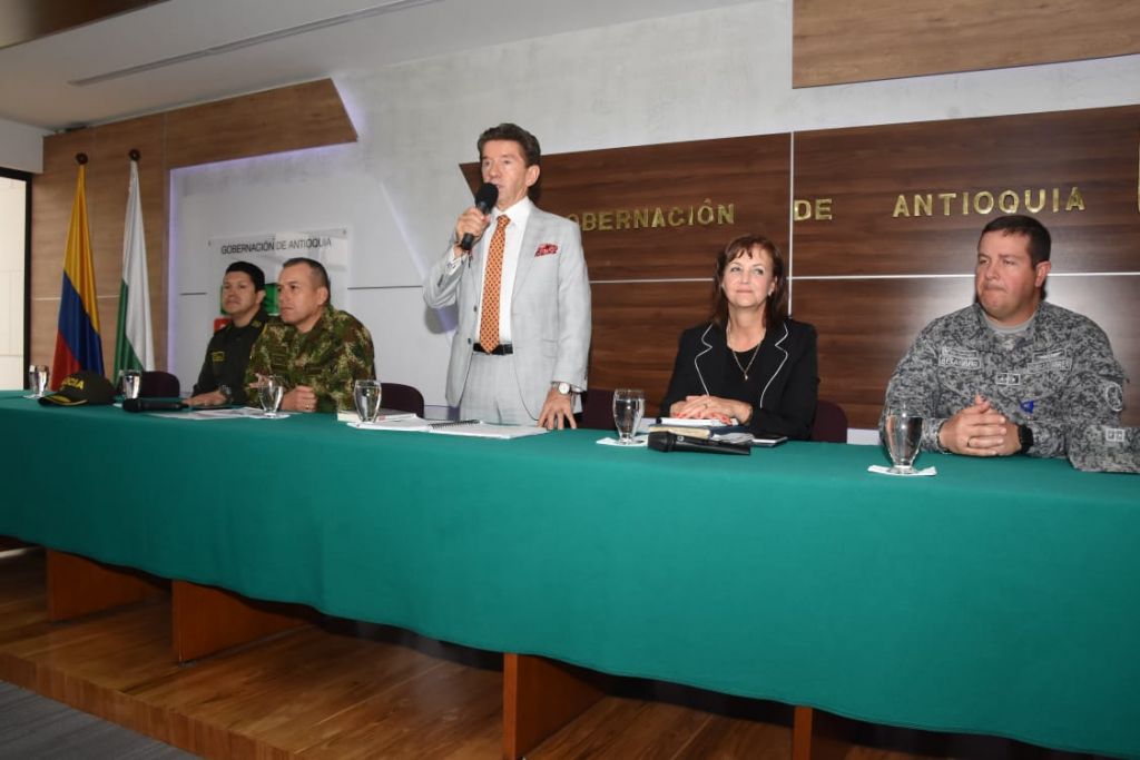 Algunos temas abordados por el Gobernador de Antioquia en Consejo de Seguridad
