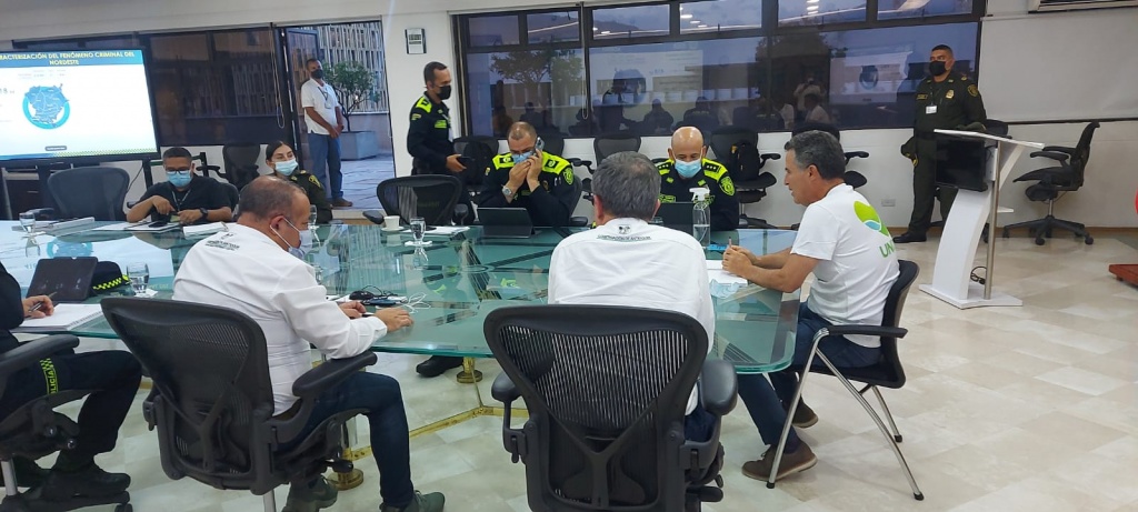 Gobernador de Antioquia y altos mandos de la Policía Nacional hicieron seguimiento a las tareas emprendidas por la seguridad en Antioquia
