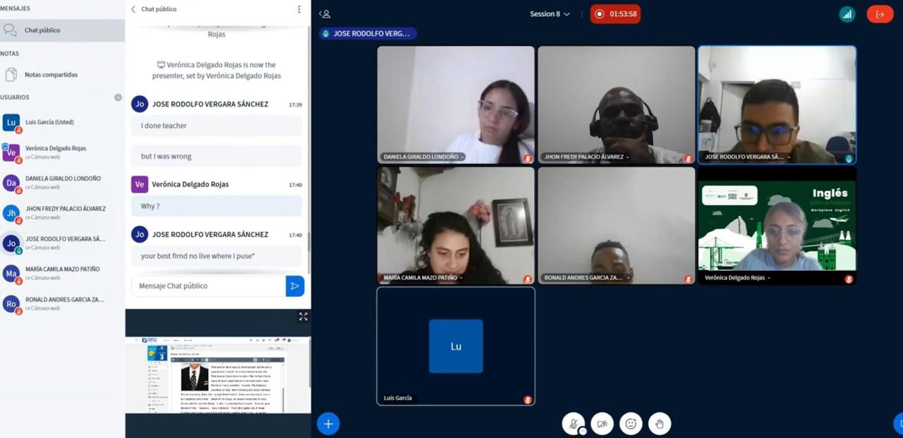 Gobernación de Antioquia avanza en la formación de Inglés para el Trabajo en 93 municipios de todas las subregiones