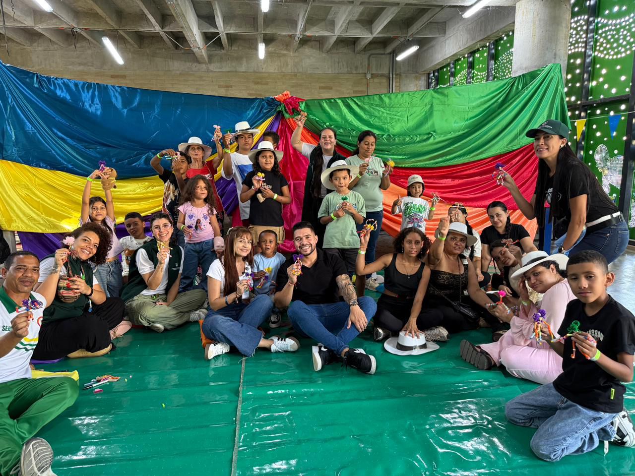 Gobernación de Antioquia realizó el Festival de las Familias en Segovia, una jornada para promover la salud y la sana convivencia 