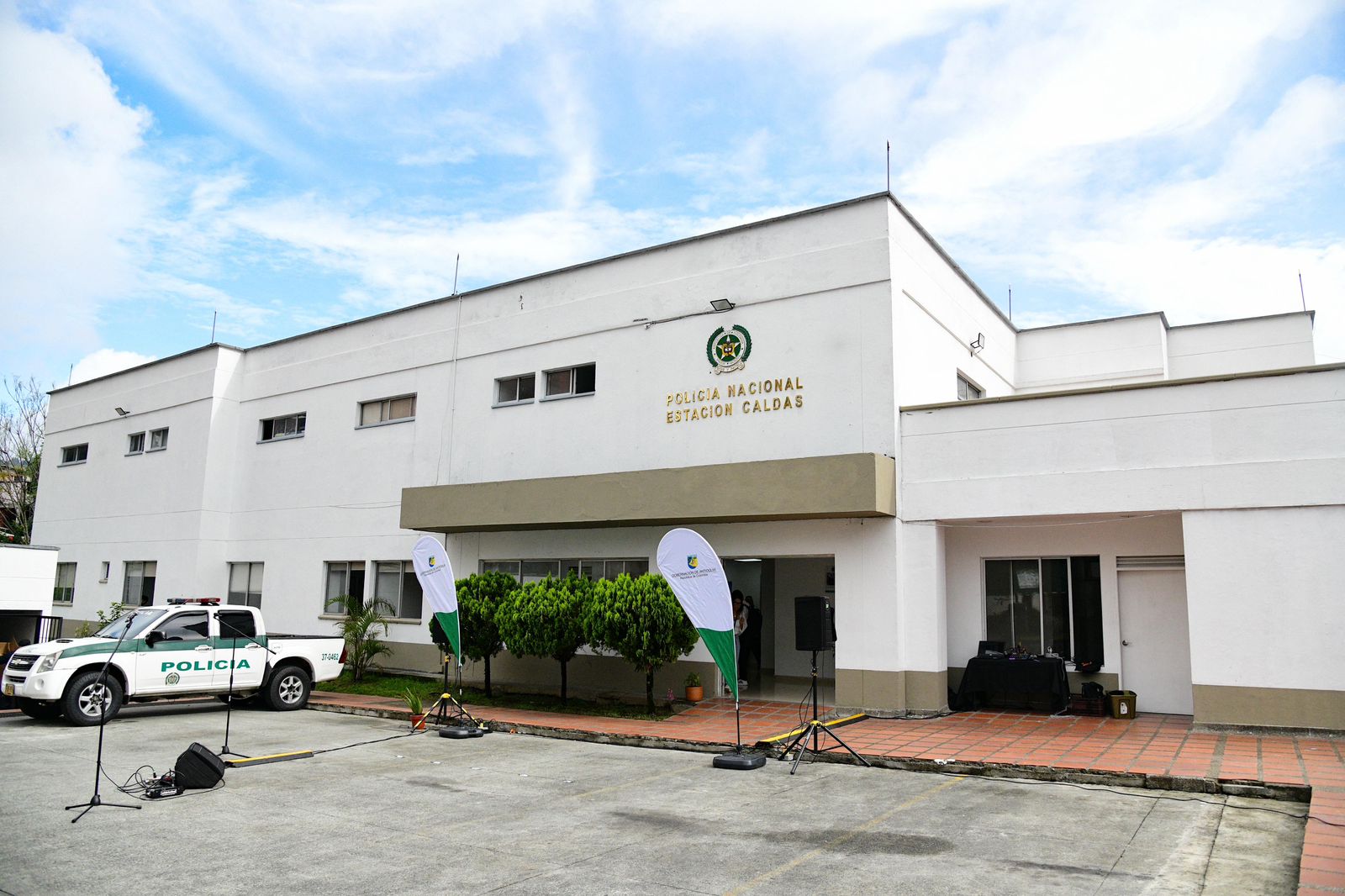 Tasa de Seguridad se invierte en dignidad para la Fuerza Pública: está  listo el mejoramiento de la estación de Policía de Caldas