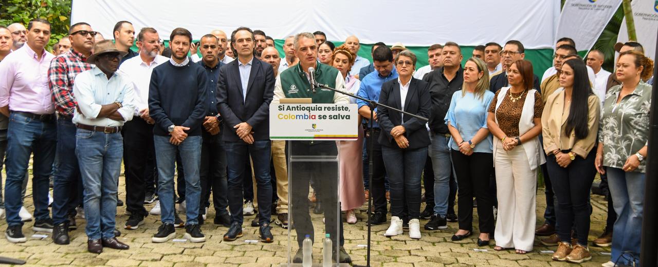 Mandatarios antioqueños salieron en defensa del departamento ante recientes ataques