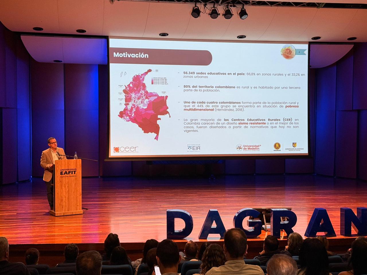 Dagran lideró espacio académico sobre cómo gestionar el riesgo con ciencia, tecnología e innovación 