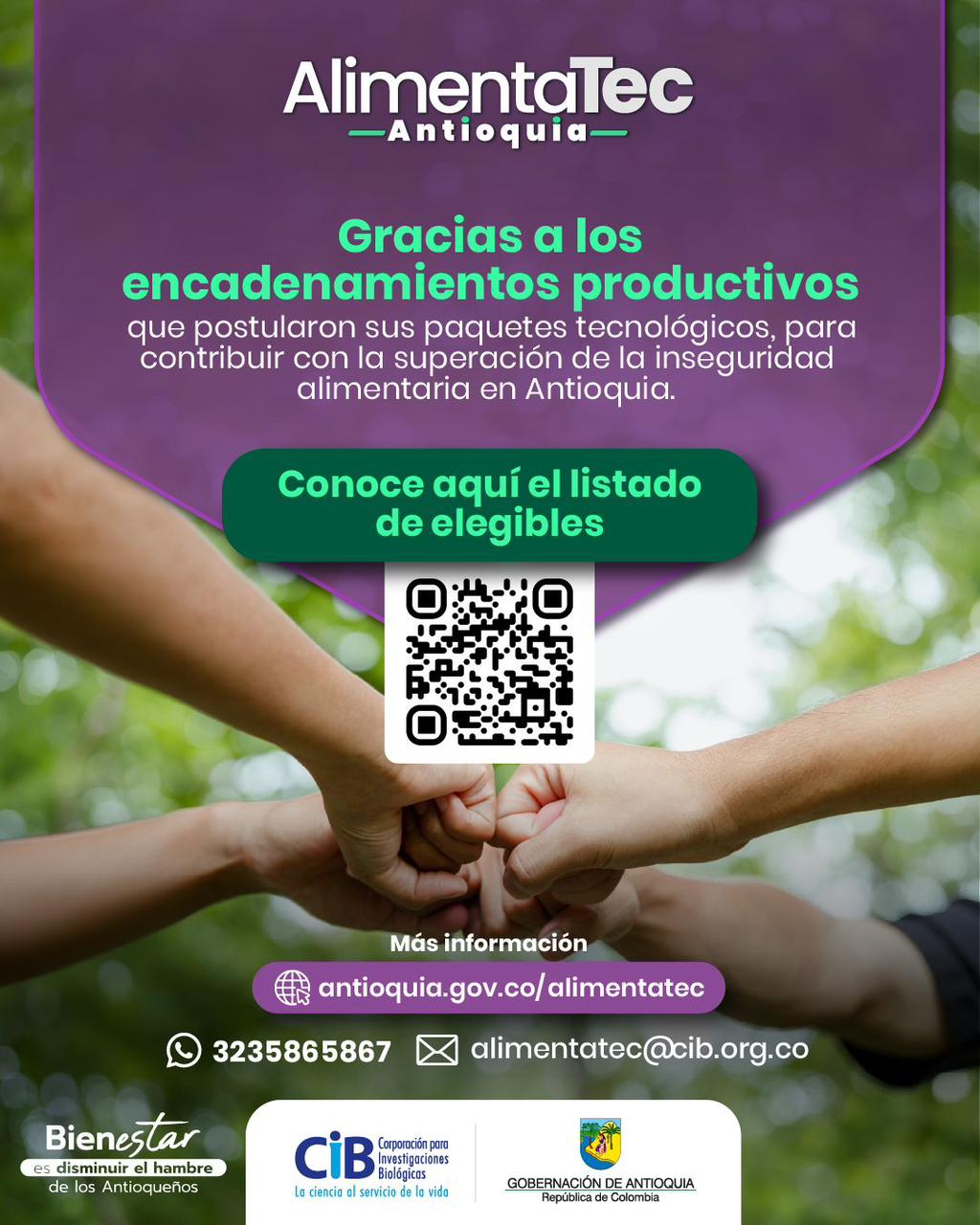 AlimentaTec impulsará cuatro encadenamientos productivos con innovación tecnológica en Antioquia 