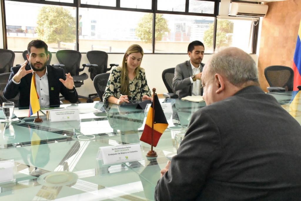 Antioquia busca fortalecer relaciones con Cuba y con Bélgica para futuros proyectos conjuntos