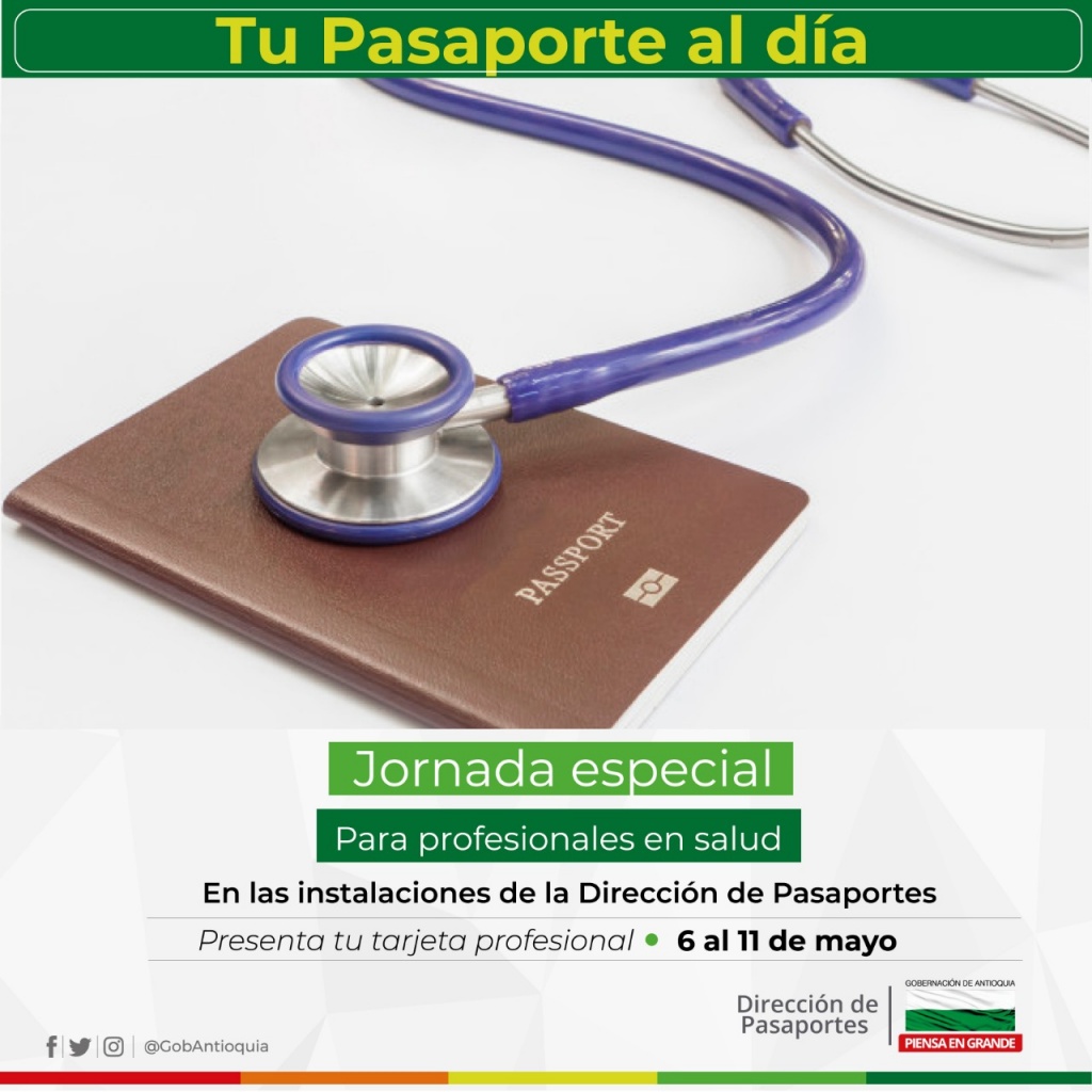Jornada especial de “Tu pasaporte al día” para profesionales en salud