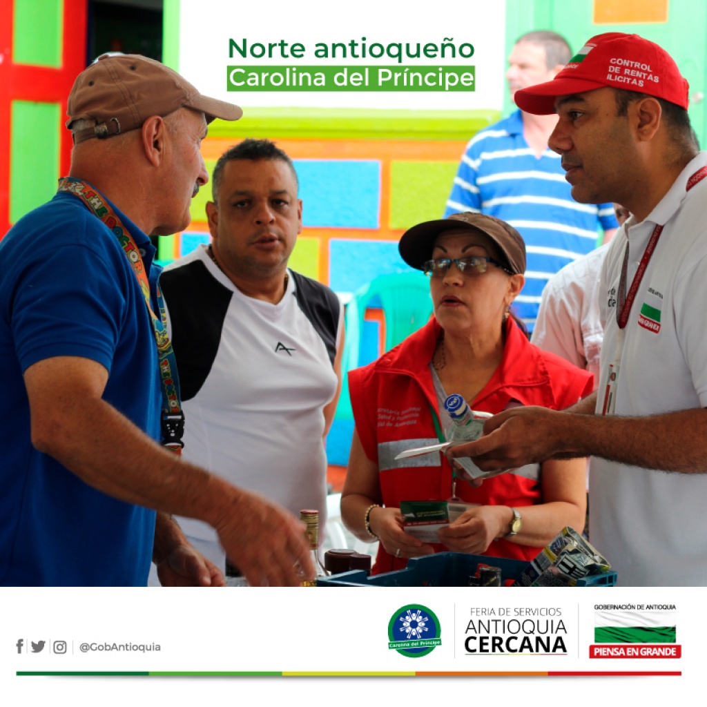 Carolina del Príncipe recibió la Feria de Servicios Antioquia Cercana