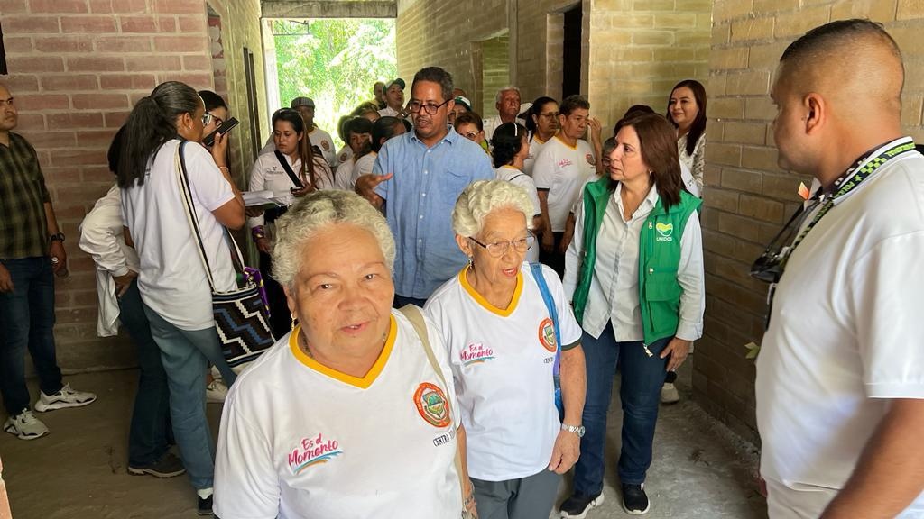 Gobernadora encargada de Antioquia anunció recursos para terminar el Centro del Adulto Mayor de La Pintada