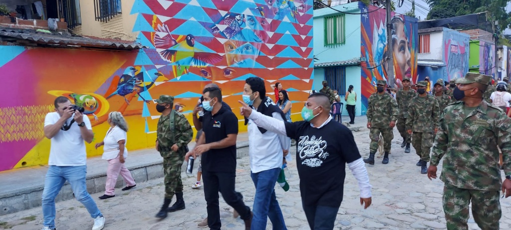 San Carlos cuenta con nuevos murales que le apuestan a la vida y a la paz