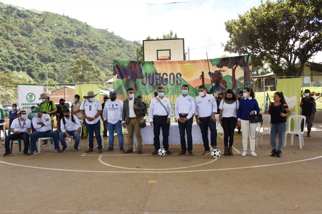 Gobernador encargado inauguró en Cristianía la fase zonal de los III Juegos Indígenas de Antioquia