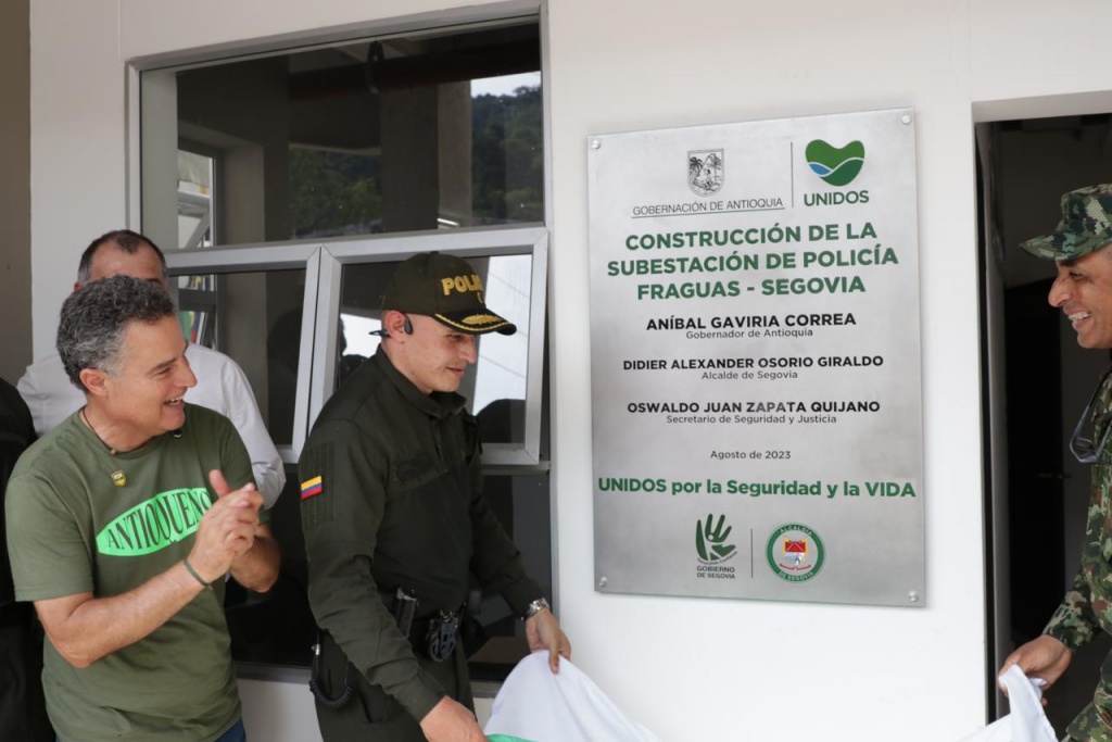 En el corregimiento de Fraguas - Machuca se puso en funcionamiento la Subestación de Policía