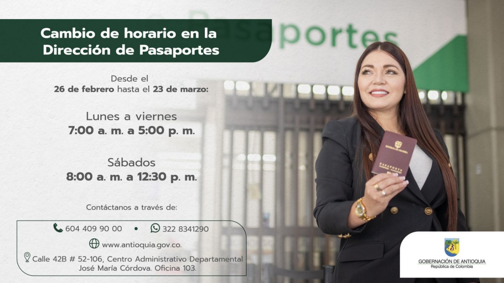 Oficina de pasaportes amplía sus horarios de atención para aumentar disponibilidad en citas