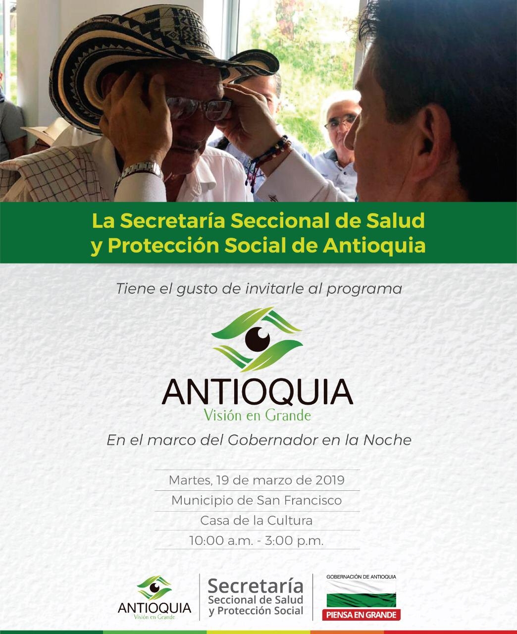 Gobernador en la Noche llegará al municipio de San Francisco