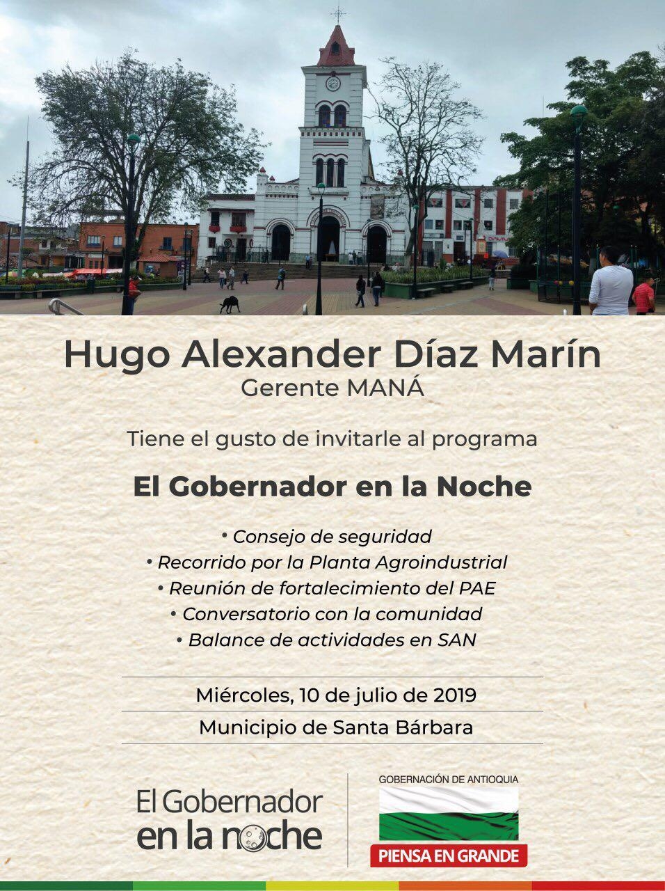 En Santa Bárbara estará el Gobernador en la Noche