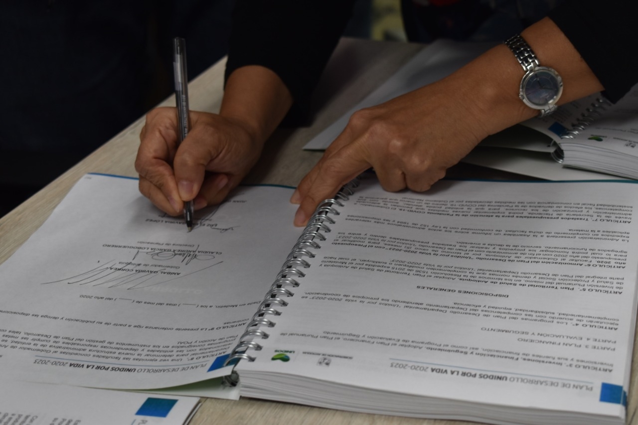 La Gobernación de Antioquia radicó el proyecto de Ordenanza del Plan de Desarrollo UNIDOS por la vida 2020 – 2023
